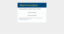 Desktop Screenshot of campus.augustana.edu